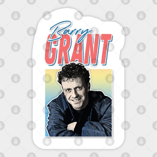 Barry Grant / Brookside 80s Aesthetic Fan Design Sticker by DankFutura